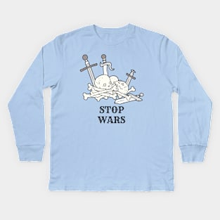 Stop Wars T Shirt Kids Long Sleeve T-Shirt